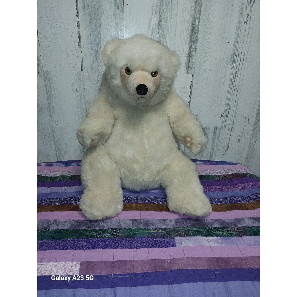 Vtg Applause Avanti Polar Bear White 15
